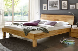 Doppelbett Riga aus robustem Holz