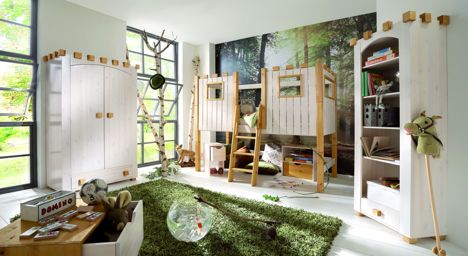 Ritterburg-Zimmer Kids Paradise zeigt passende Produkte