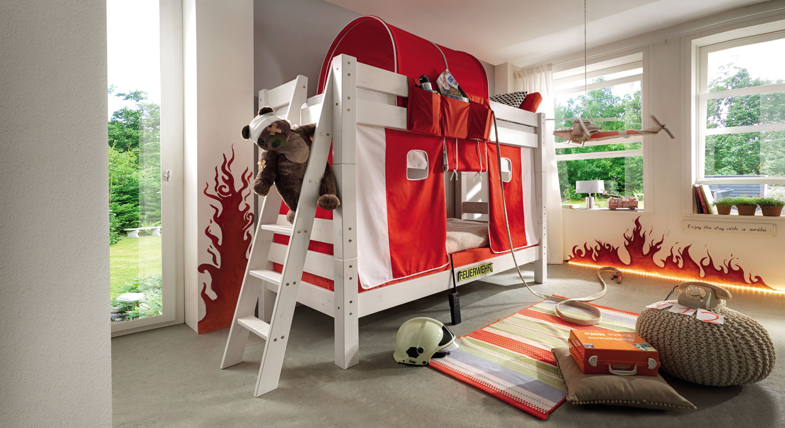 Stabiles Stockbett Kids Dreams mit zwei Schlafplätzen
