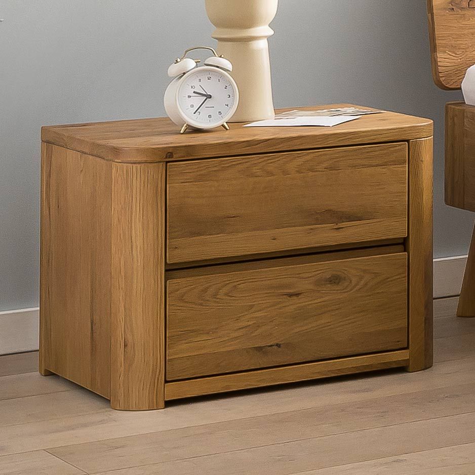 Nachttisch Dosima Wildeiche Massivholz H 40cm