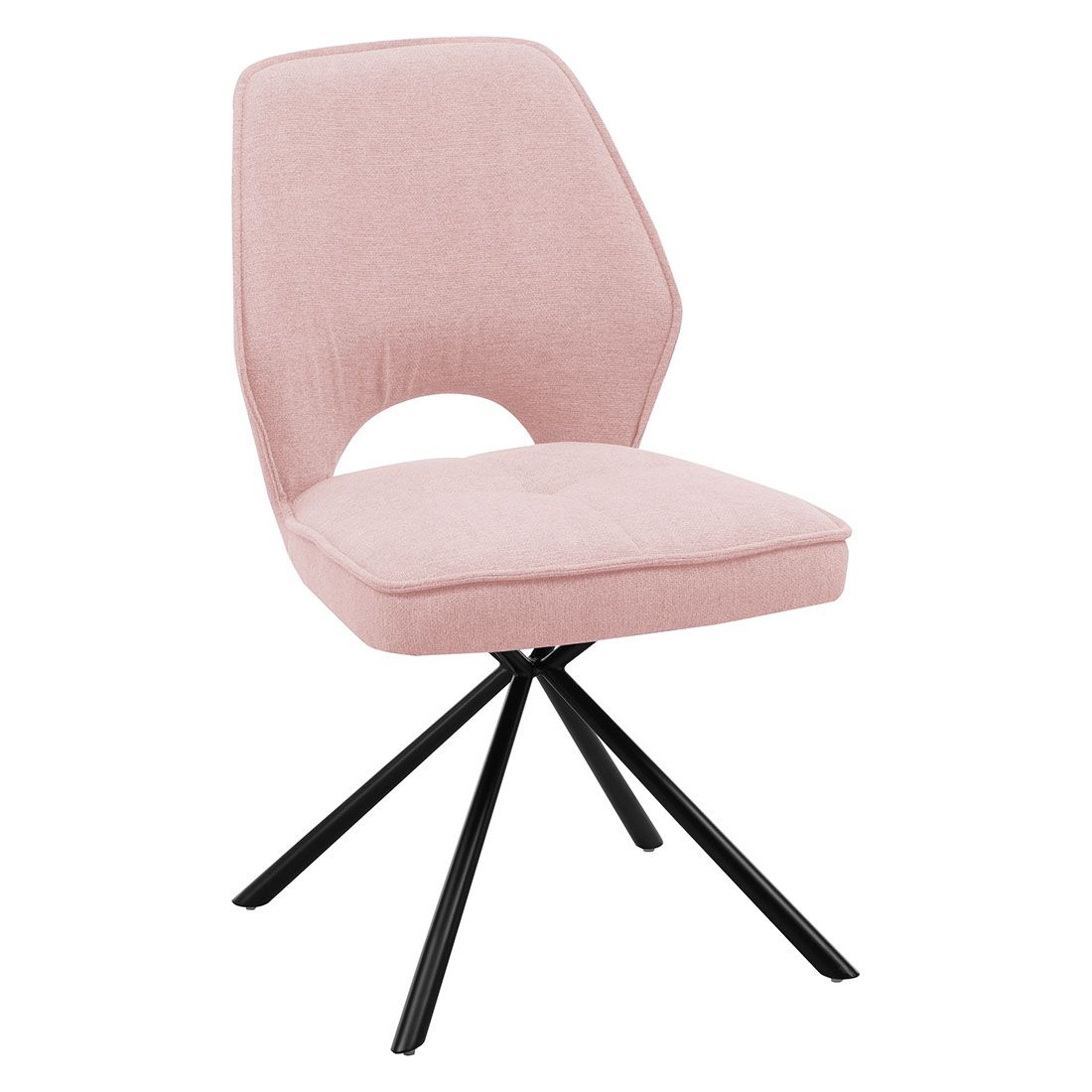 STOLKOM Nele Stuhl drehbar Light Pink