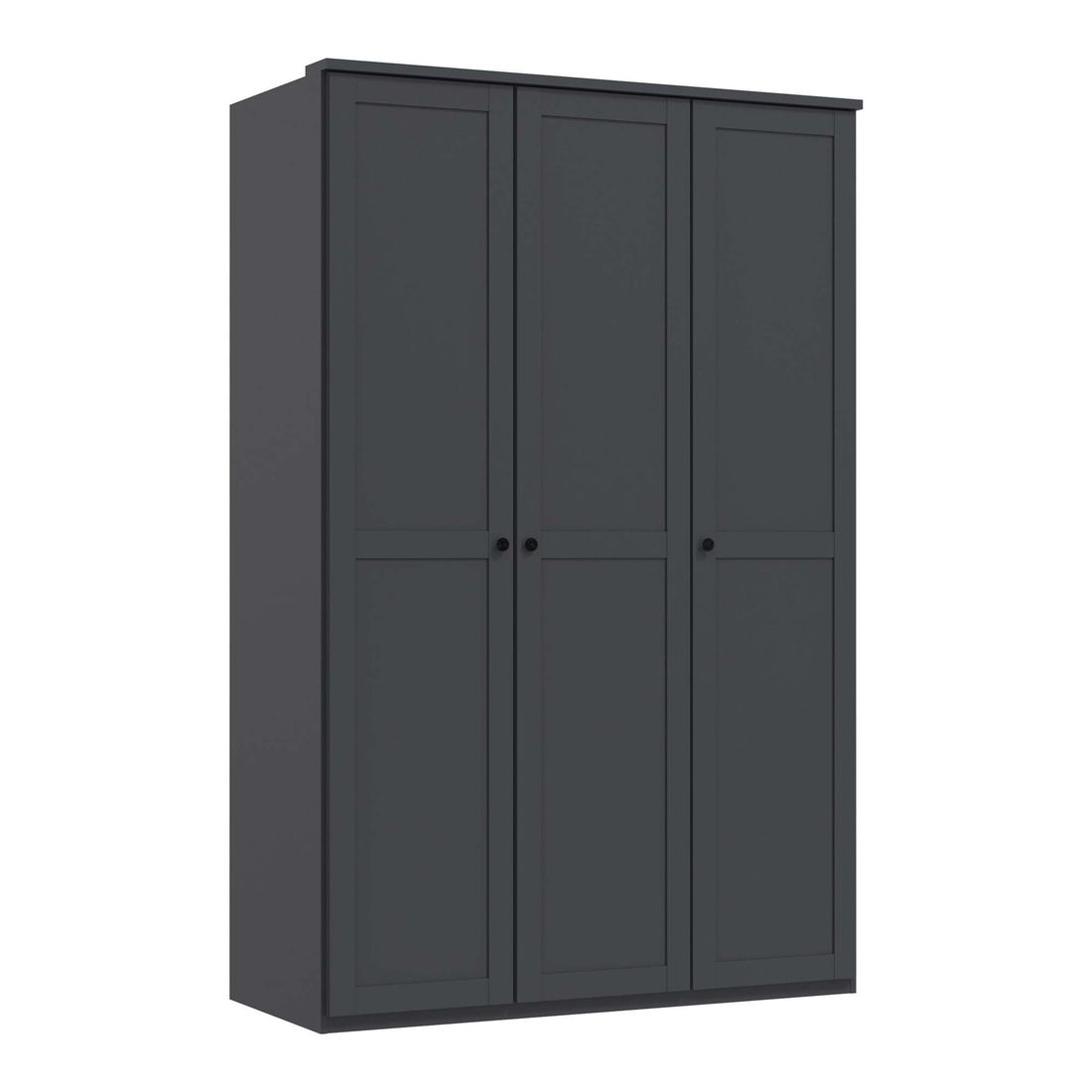 Drehtüren-Kleiderschrank Eliro Graphit Dekor