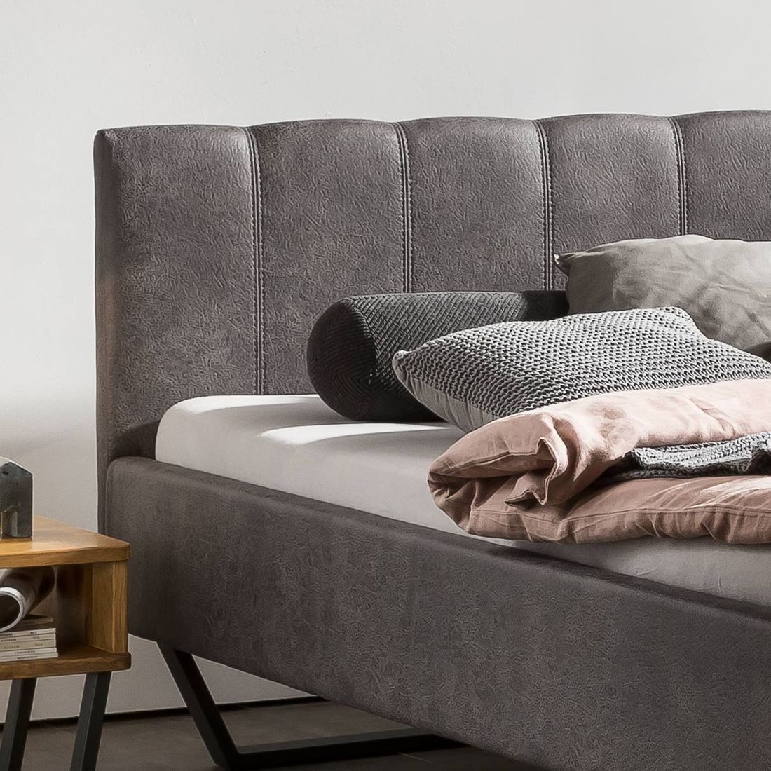 Polsterbett Ingul Komfort Microvelours