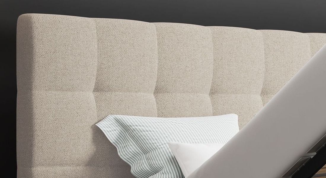 SCHLARAFFIA Polsterbett Medea Komfort Microvelours/Webstoff mit Bettkasten und Lattenrost
