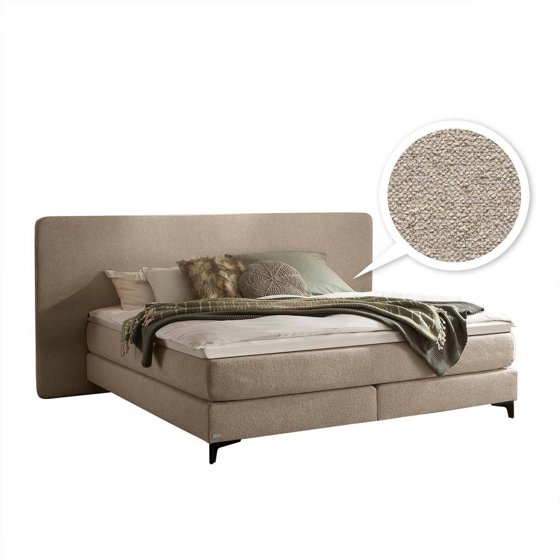 Boxspringbett Mael Strukturstoff