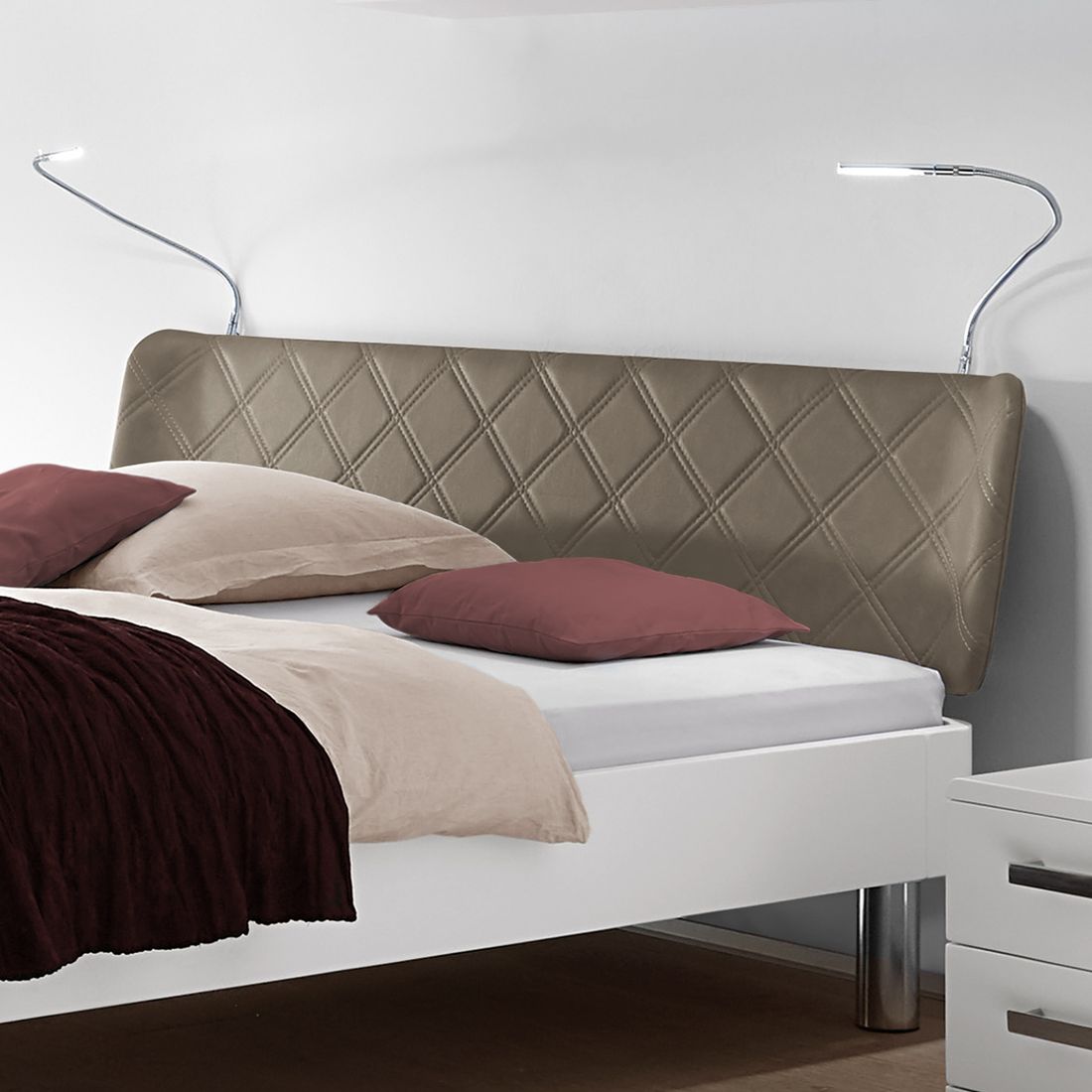 Bett Perama Buche Massivholz