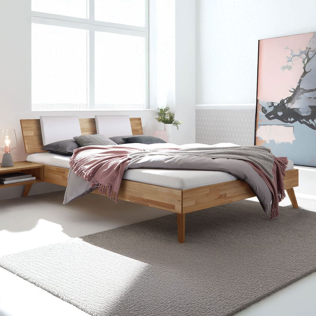 Bett Malinga Kernbuche Massivholz