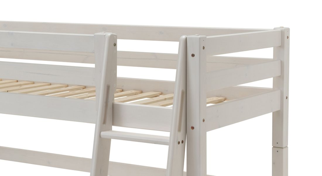 Mini-Hochbett Kids Paradise Kiefer Massivholz mit Lattenrost