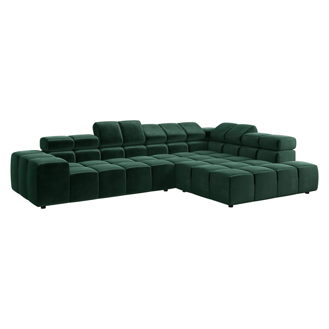 HOMELIV. Ecksofa Charlotta 319x215x82cm Velours