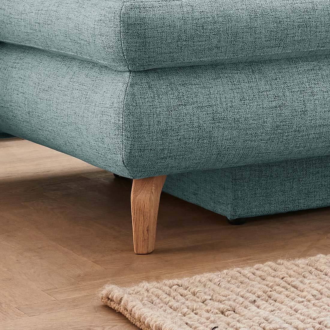 Schlafsofa Maranca Webstoff/Cord mit Bettkasten
