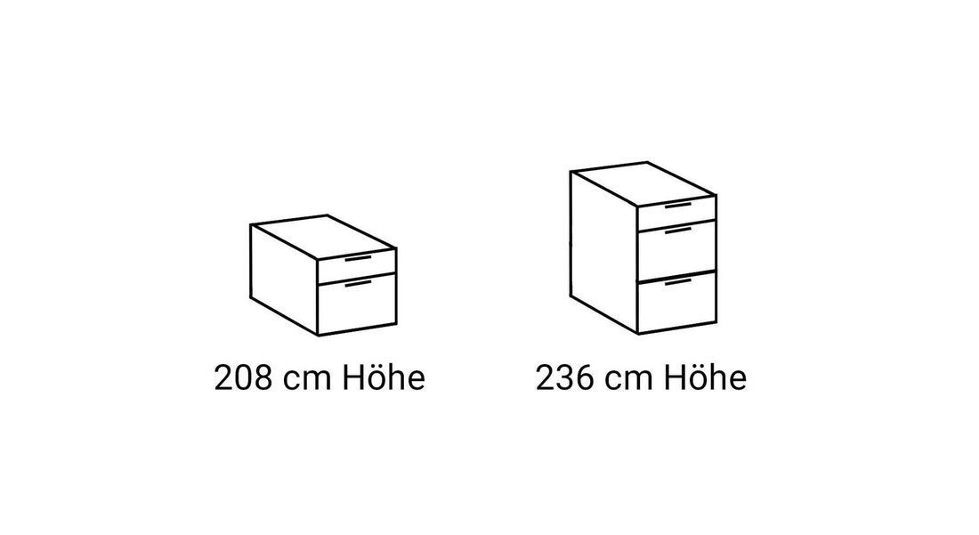Eck-Kleiderschrank Esperia