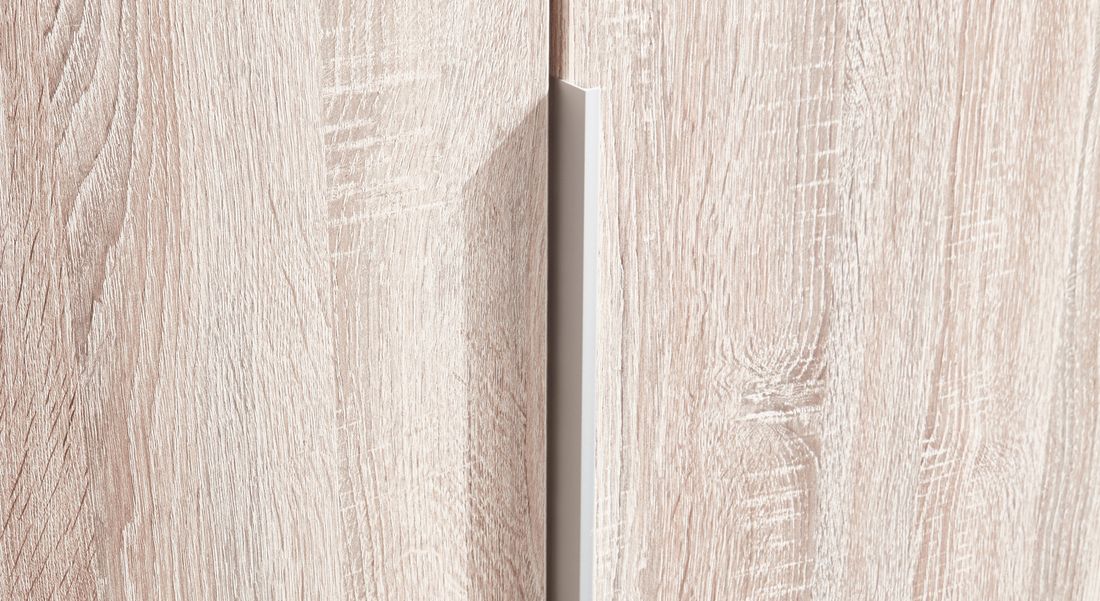 Drehtüren-Kleiderschrank Coreno Eiche Dekor