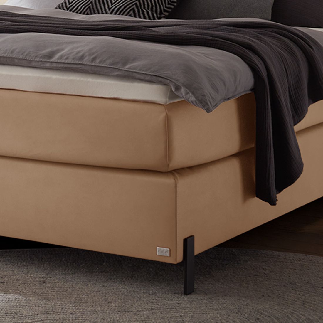 Boxspringbett Batley Kunstleder