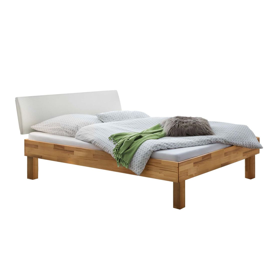 Bett Chatenay Kernbuche Massivholz