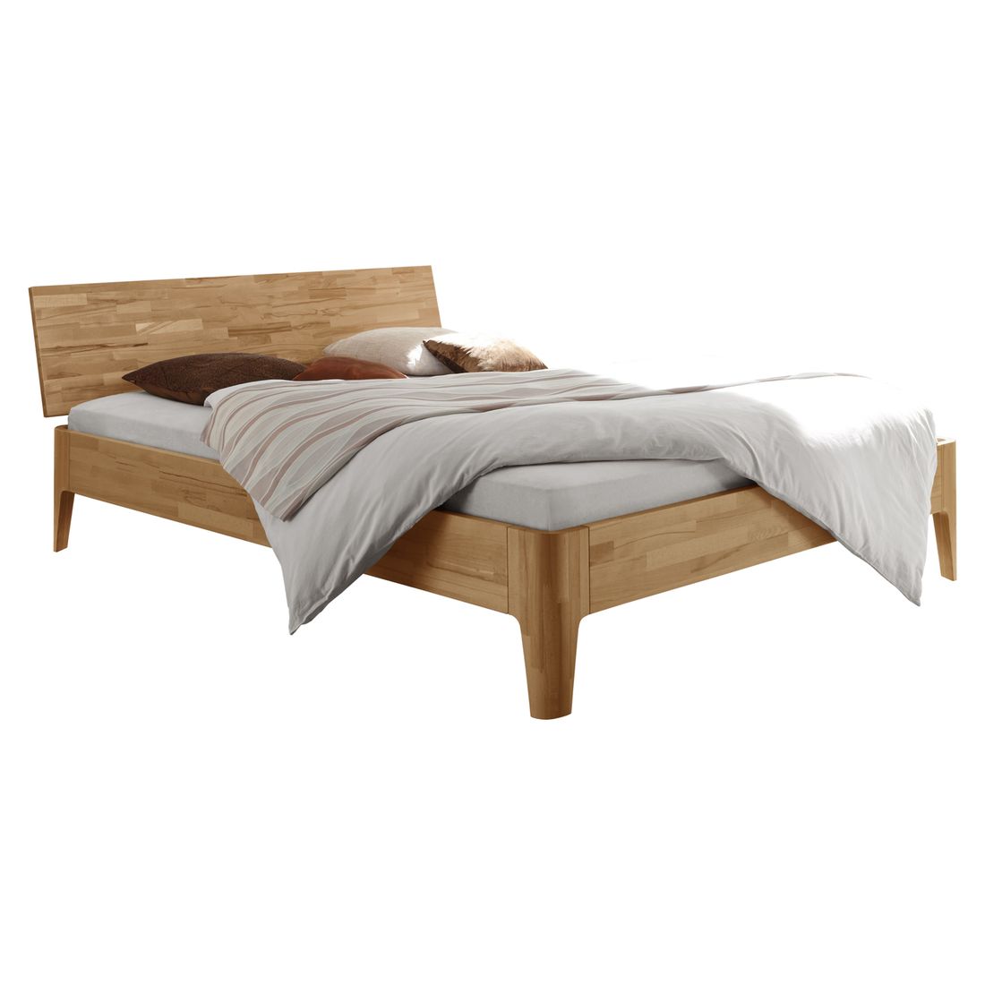 Bett Florina Kernbuche Massivholz