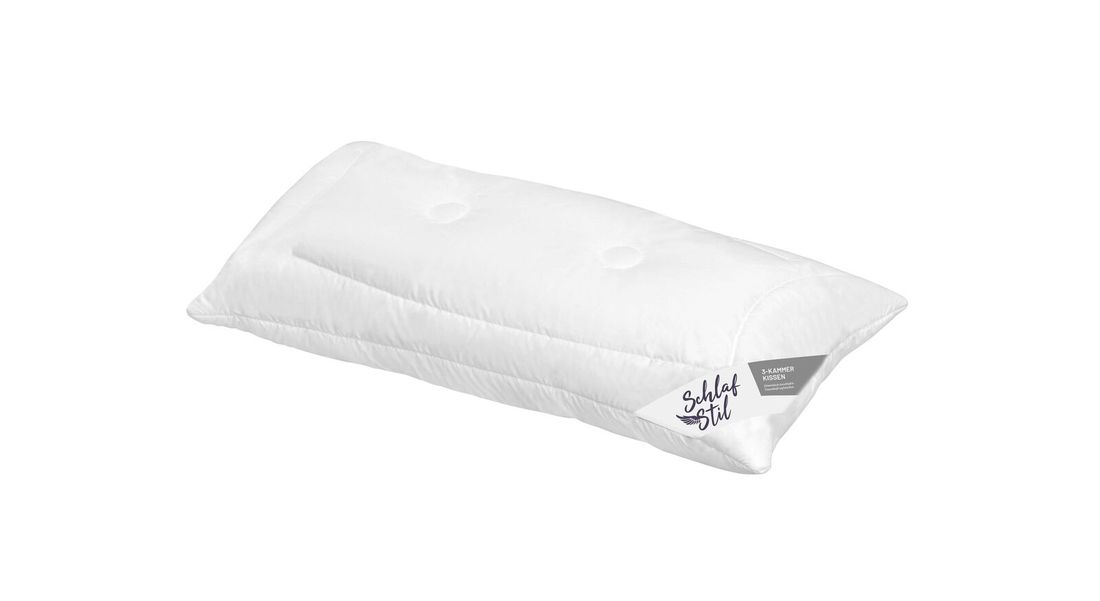 SCHLAFSTIL Cashmere-Flaum-Kissen N700