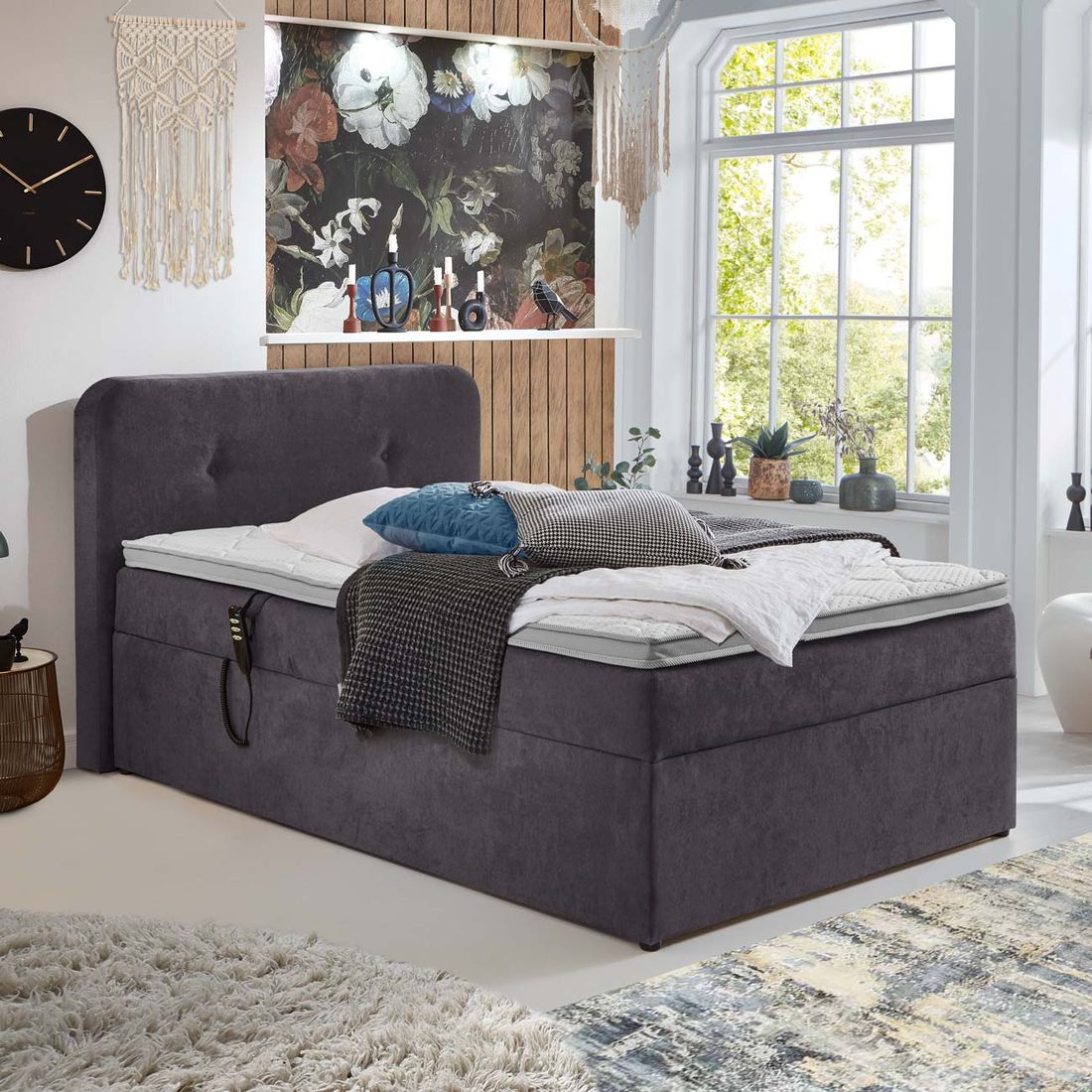 Elektro-Einzel-Boxbett Paden