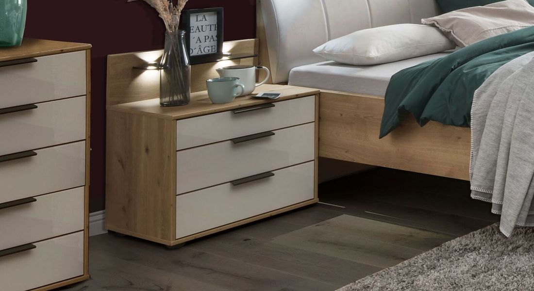 Nachttisch Estiva Eiche Dekor H 48cm