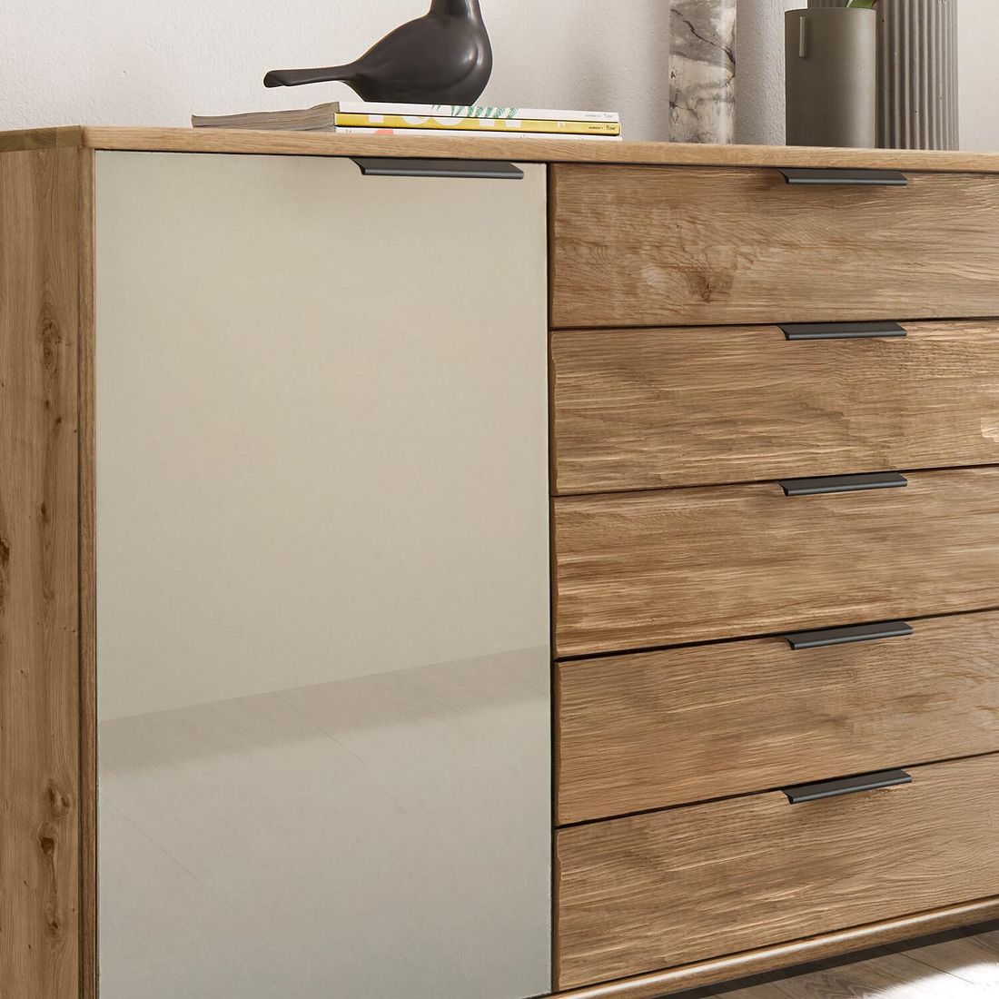 Musterring Sideboard San Francisco Eiche teilmassiv mit Schubladen