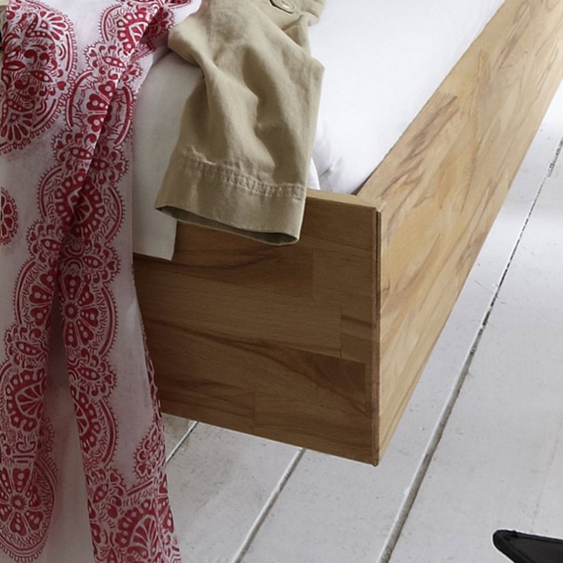 Bett Rosso Komfort Kernbuche Massivholz