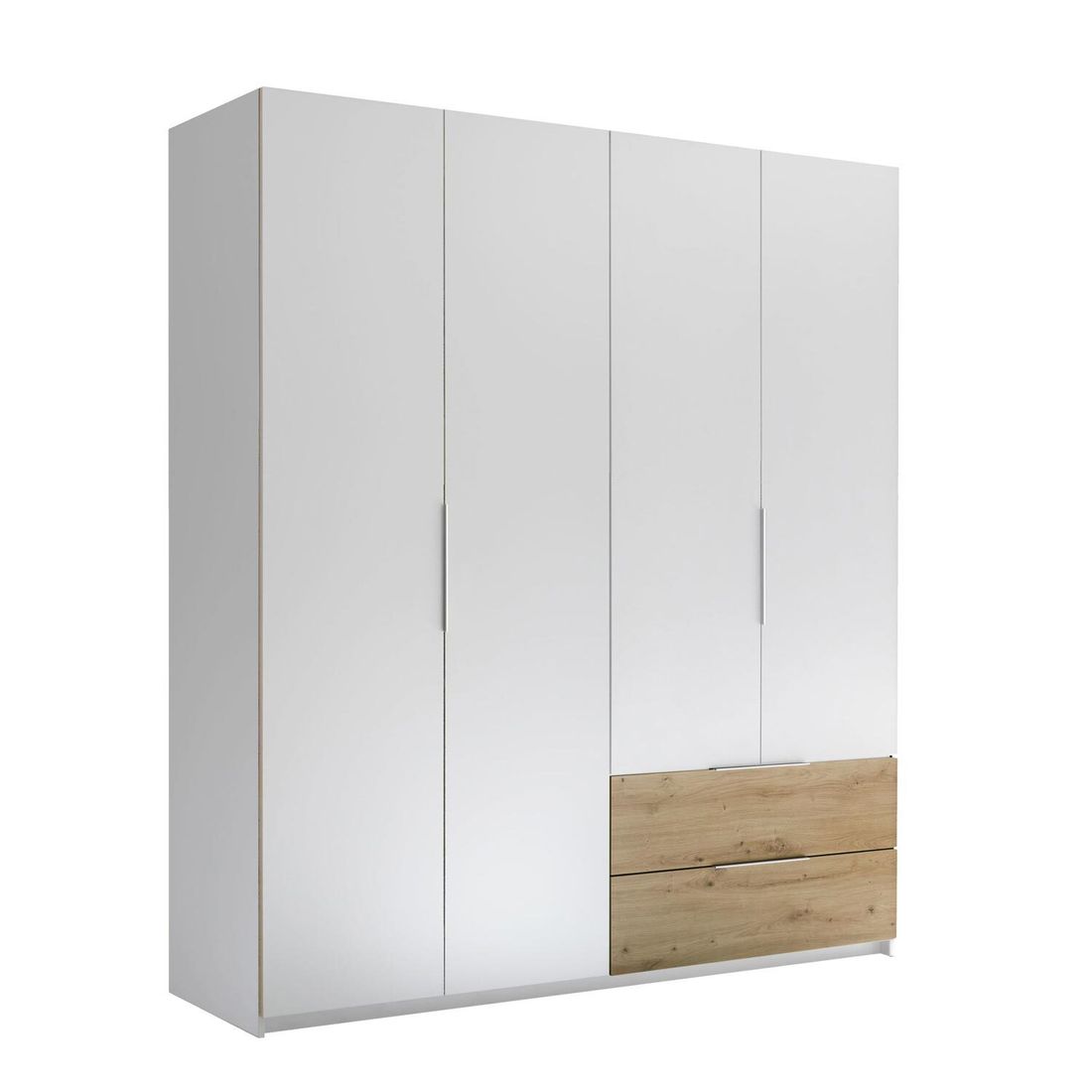 Falttüren-Kleiderschrank Riona mit Schubladen 182x210cm