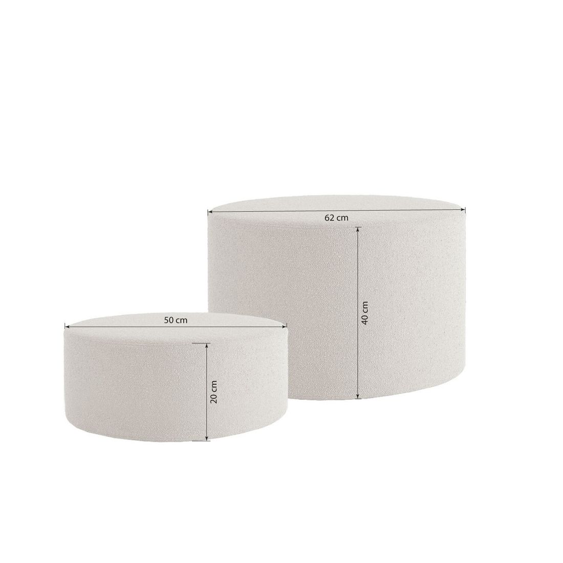 Sitzhocker für Schlafsofas