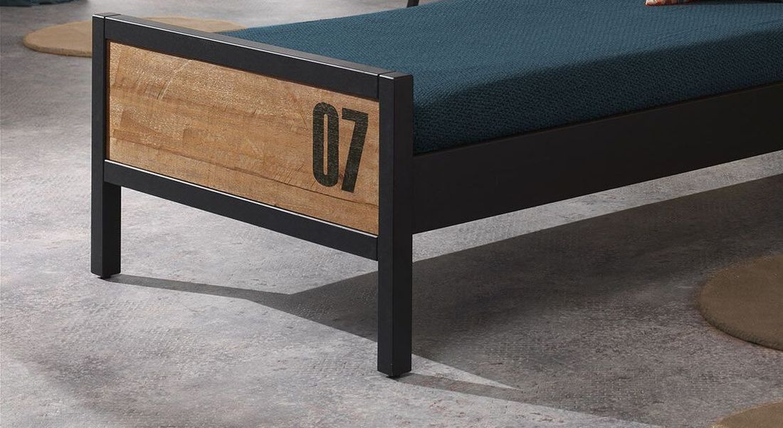 Bett Beli Kiefer teilmassiv