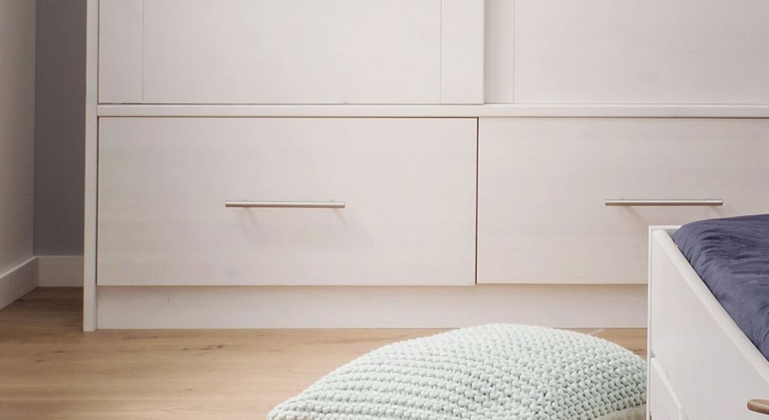 Schiebetüren-Kleiderschrank Kids Paradise Kiefer Massivholz