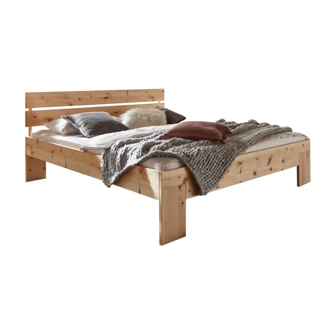 Bett Bondone Komfort Zirbe Massivholz