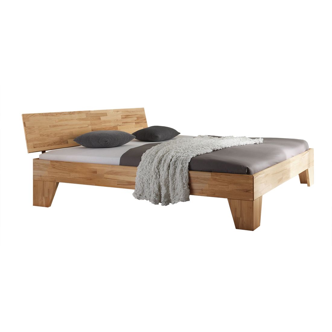 Bett Pimona Kernbuche Massivholz