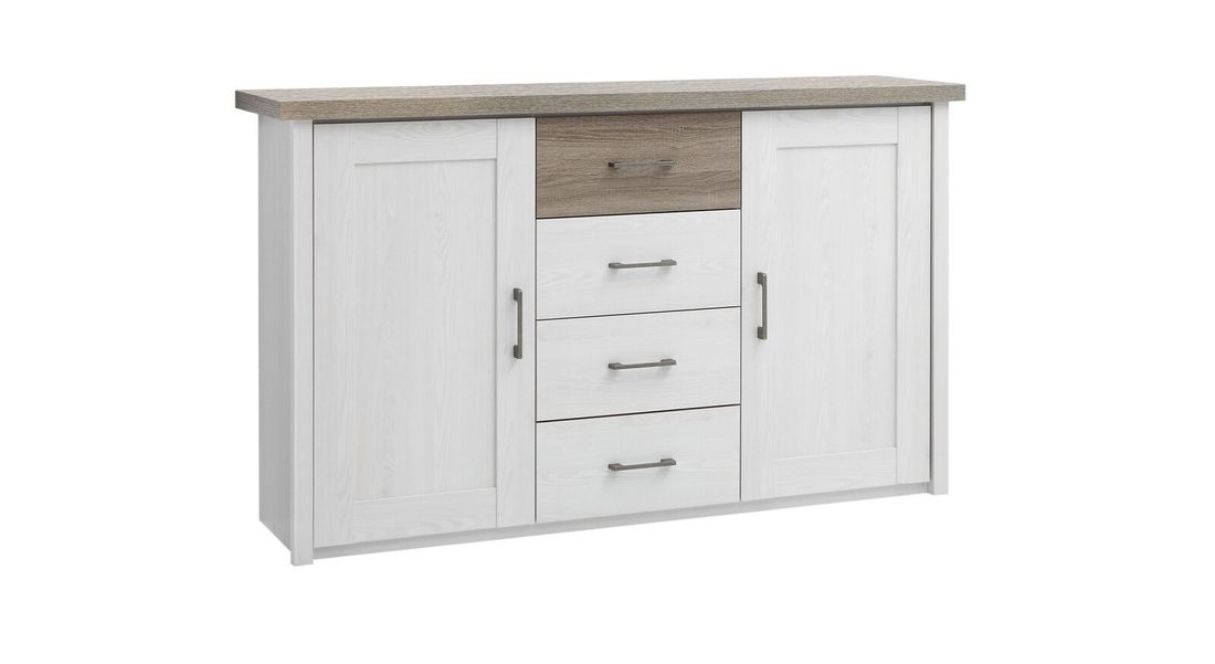 Sideboard Jordi Pinie Dekor mit Schubladen