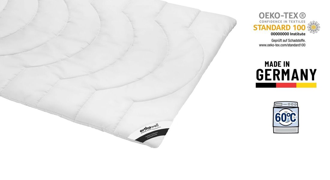 Faser-Bettdecke orthowell Premium warm