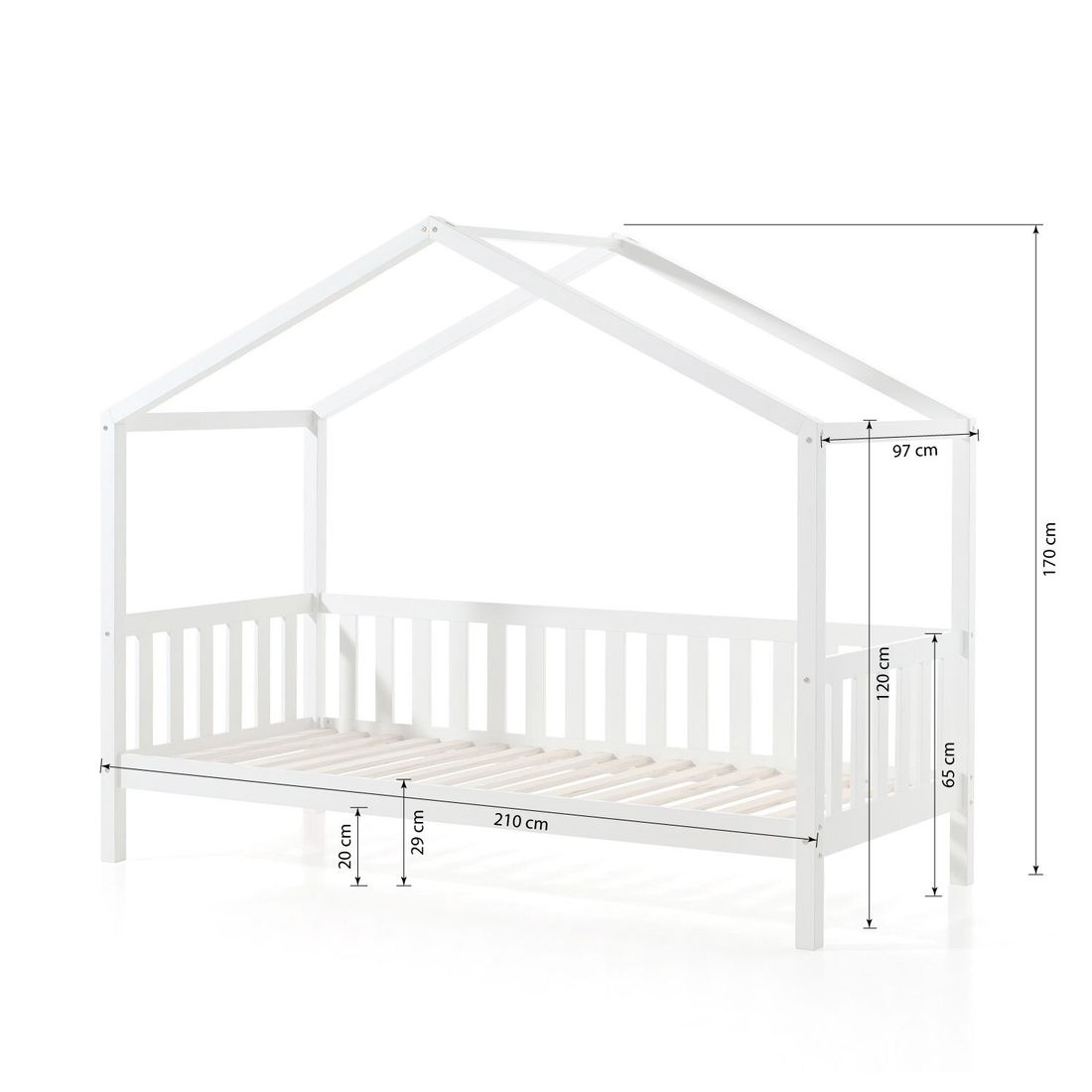 Hausbett Casita Kiefer Massivholz