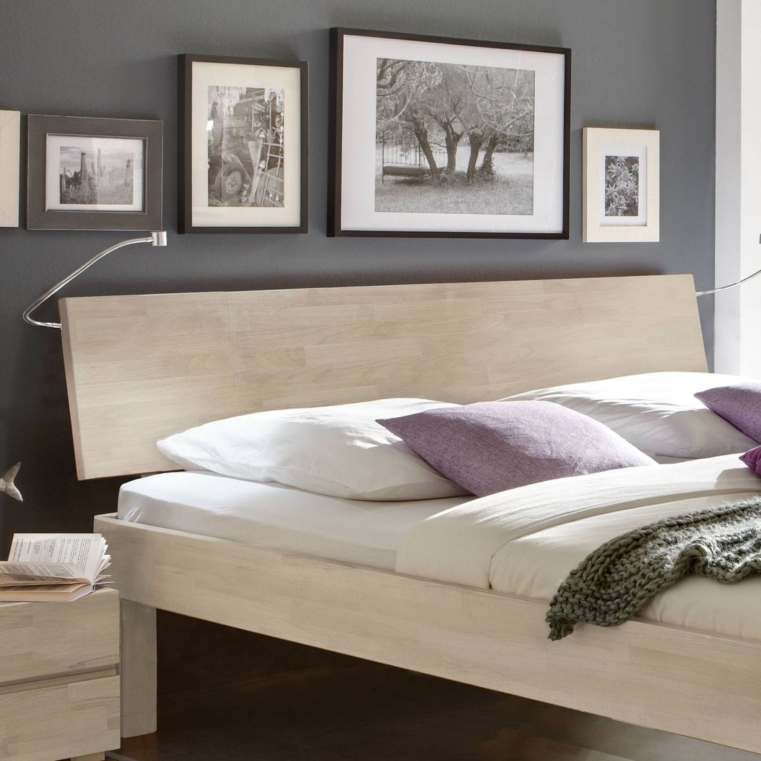 Bett Riga Buche Massivholz