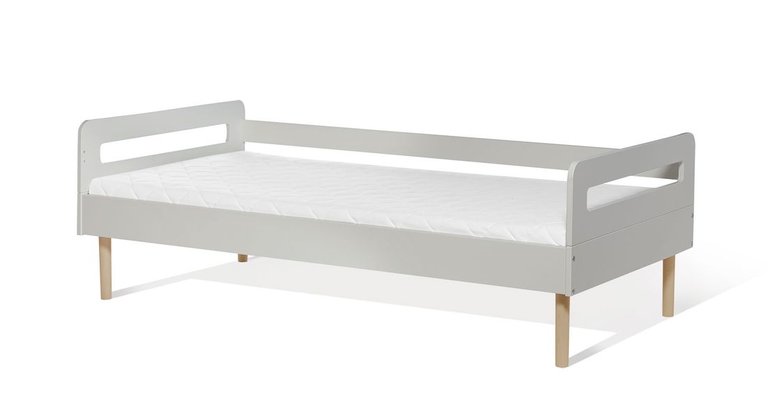 Kojenbett Kids Town Retro Buche teilmassiv mit Lattenrost