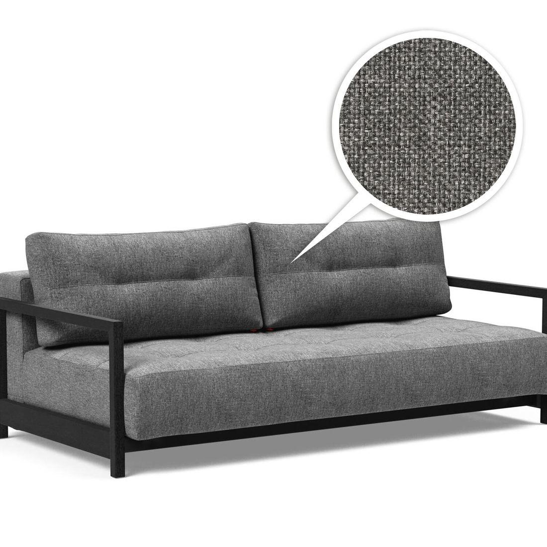 Schlafsofa Butland Webstoff mit Stauraum