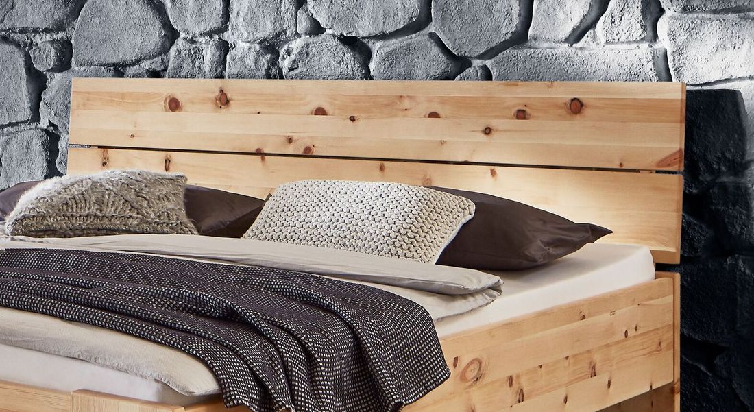 Bett Presanella Komfort Zirbe Massivholz