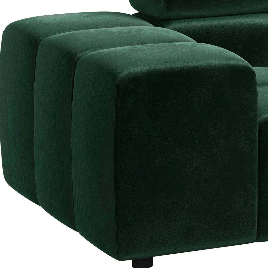 HOMELIV. Ecksofa Charlotta 319x215x82cm Velours