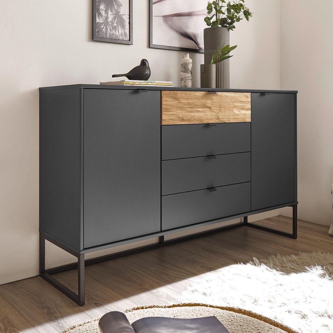 Sideboard Sinta mit Schubladen und Türen