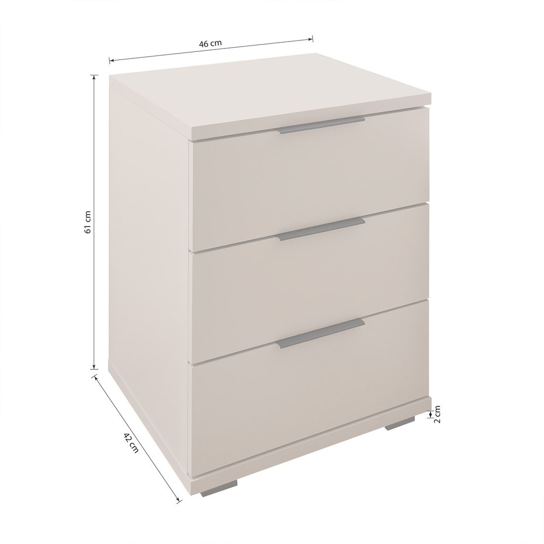 Nachttisch Amplia H 61cm