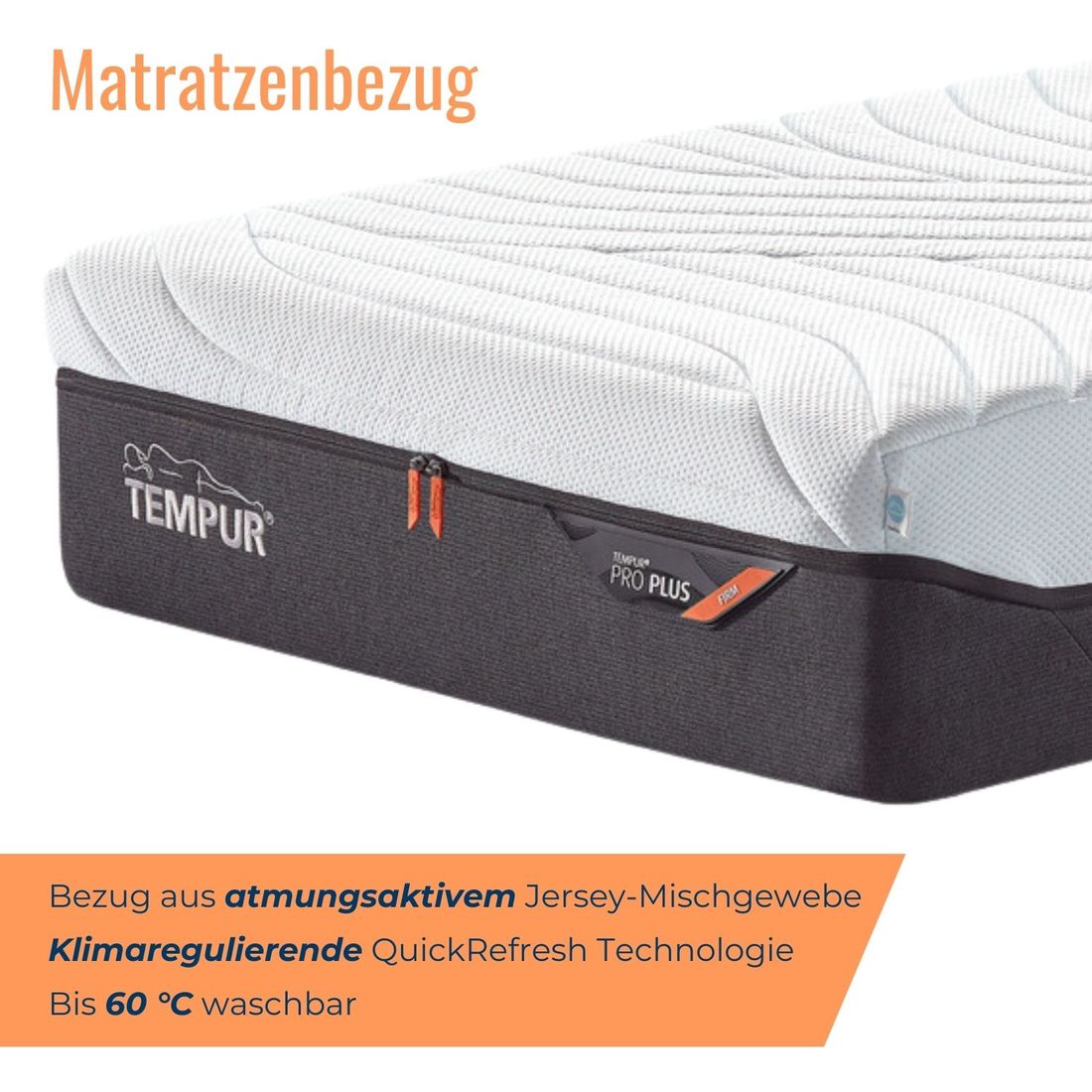 TEMPUR Pro CoolQuilt Matratze Firm Plus
