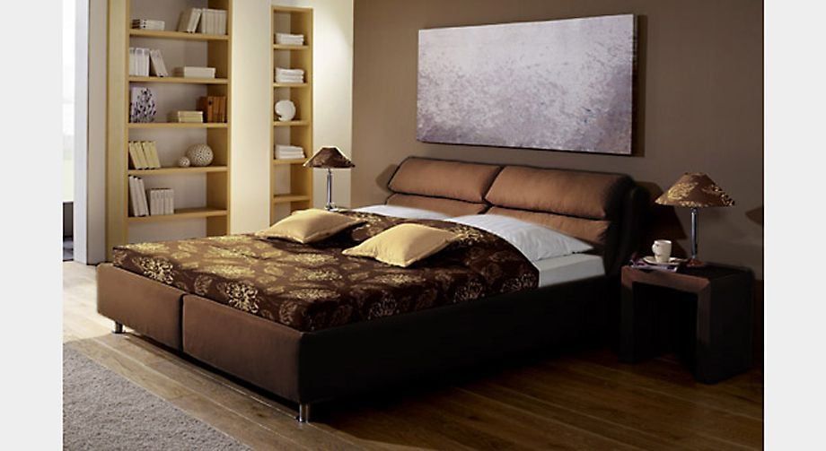 Polsterbett Catania Microvelours mit Bettkasten