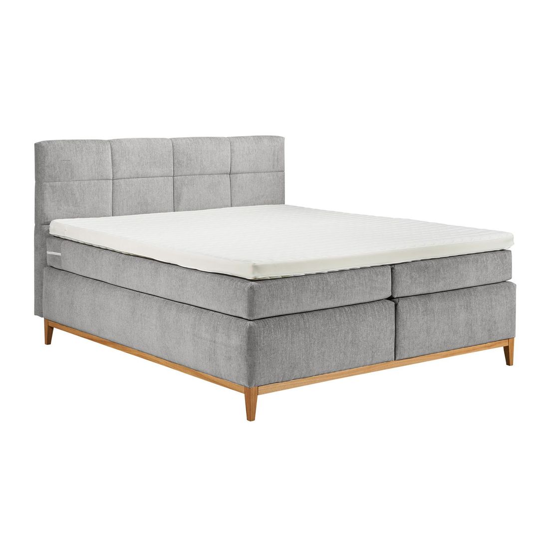 Boxspringbett Jared Microvelours 180x200cm