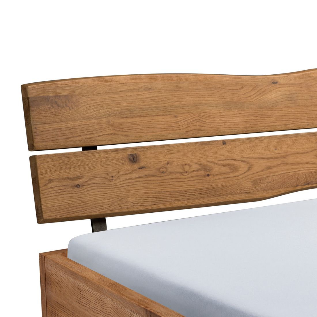 Bett Rivoche Wildeiche Massivholz