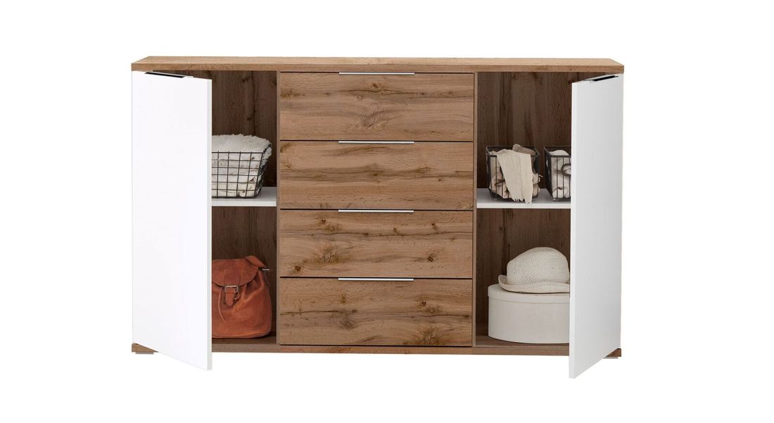 Sideboard Caribea Wildeiche Dekor mit Schubladen