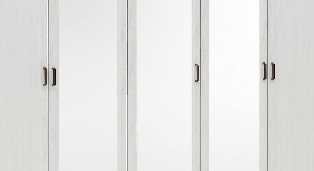 Drehtüren-Kleiderschrank Vacaria
