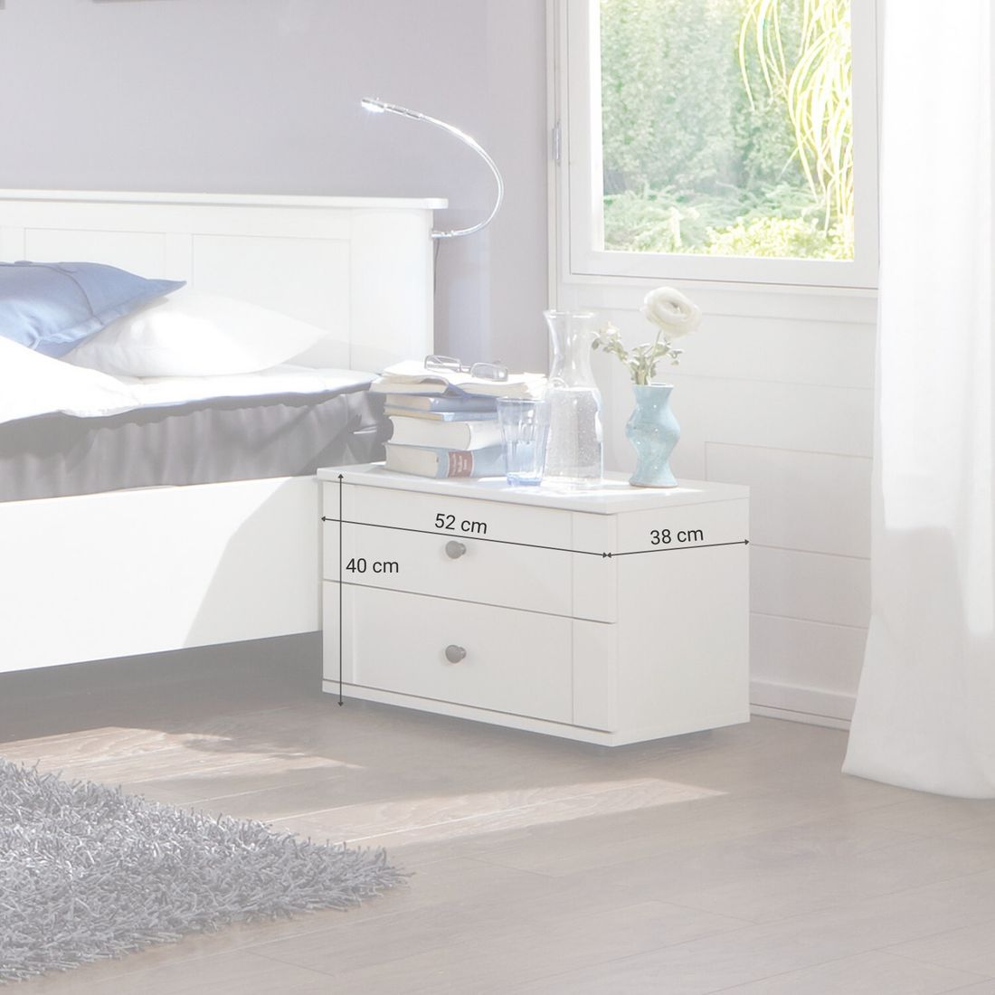 Nachttisch Berata H 40cm