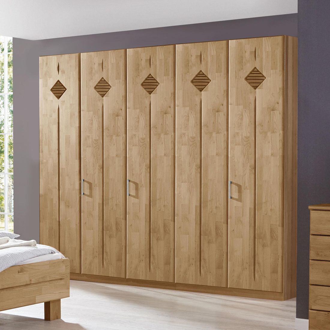 Drehtüren-Kleiderschrank Aliano