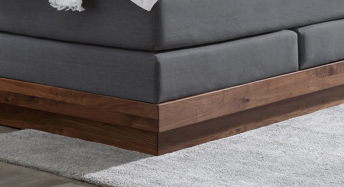 Hasena Boxspringbett Elegant mit Kopfteil Zoe