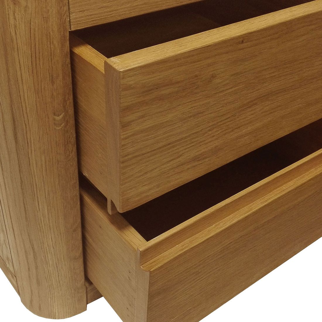 Nachttisch Barbados Eiche Massivholz H 40cm